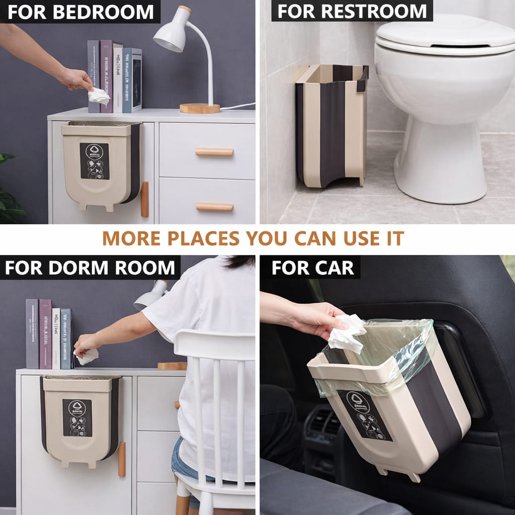Foldable Hanging Trash Bin