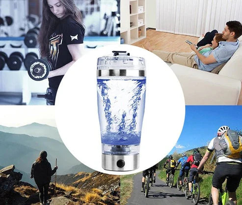Electric Protein Shake Stirrer USB Shake Bottle Milk Coffee Blender.